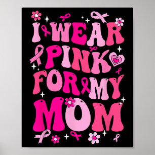 Bära Rosa för medvetandegörande om bröstcancer i M Poster