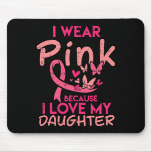 Bära Rosa I Kärlek Min dotter Breast Cancer Awaren Musmatta