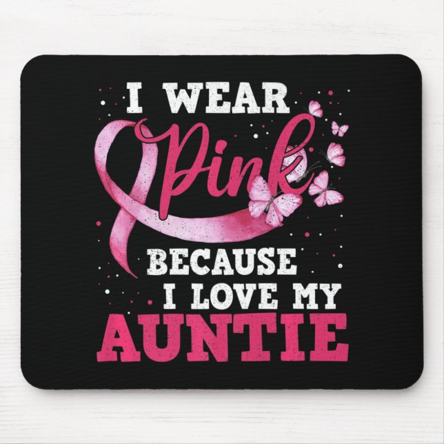 Bära Rosa I Kärlek My Auntie Breast Canceness Awar Musmatta (Framsidan)