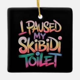 Bära Rosa Myself Julgransprydnad Keramik