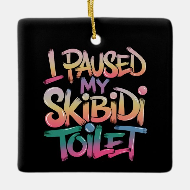 Bära Rosa Myself Julgransprydnad Keramik (Framsida)