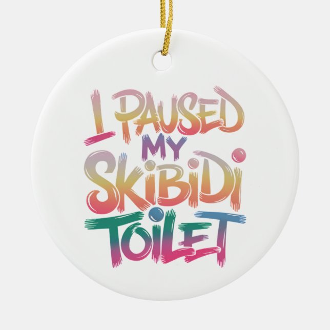 Bära Rosa Myself Julgransprydnad Keramik (Framsidan)