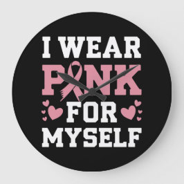 Bära Rosa Myself Stor Klocka