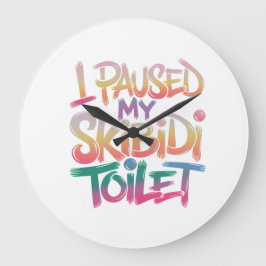 Bära Rosa Myself Stor Klocka