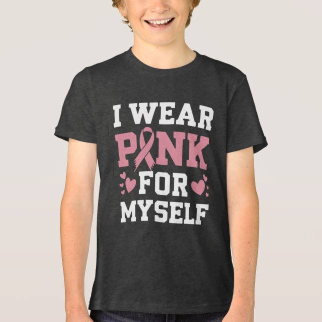 Bära Rosa Myself T Shirt (Framsida)