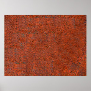 Bara rostig rost från järn metall poster