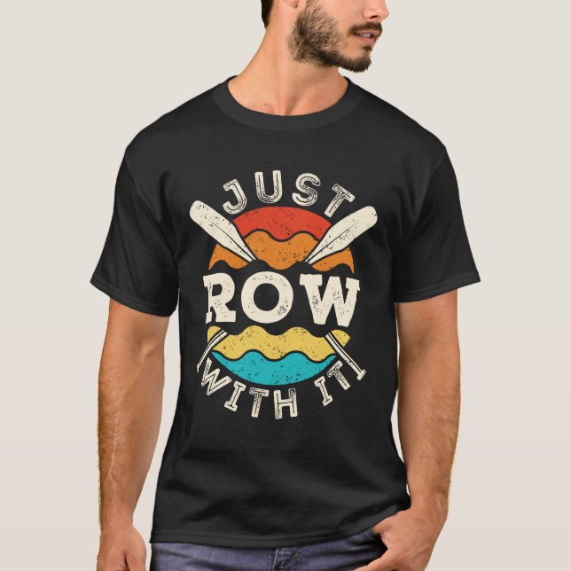 Bara Row med det roterande besättningsteamet T Shirt (Framsida)