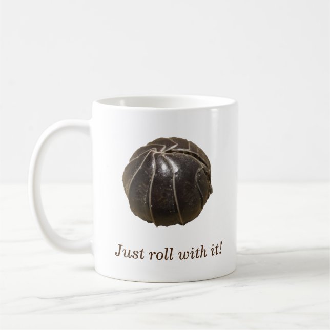 Bara rulla med det! kaffe mugg! kaffemugg (Vänster)