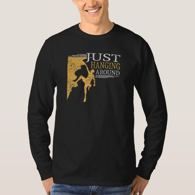 Bara runt för att hala och klättra t shirt (Framsida)