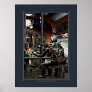 Bara runt hörnet poster (18 x 24 tum)