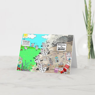 "Bara runt hörnet" tackkort