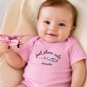 Bara Ruttin Cute Rosa Flygplan Personlig Tjej T Shirt