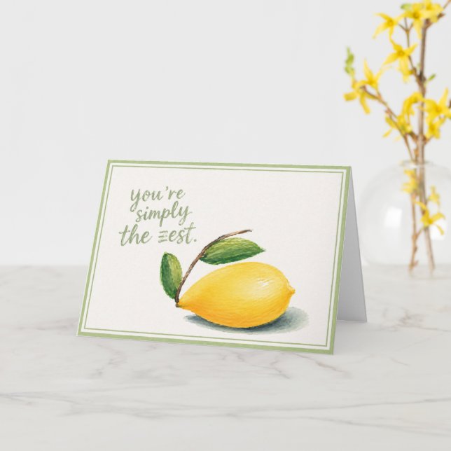 Bara saften kort (Gul blomma)