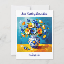 Bara säga HI | Håll i Touch Vykort