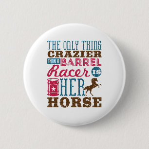 Bara Sak Crazier än Barrel Racer är hennes häst Knapp
