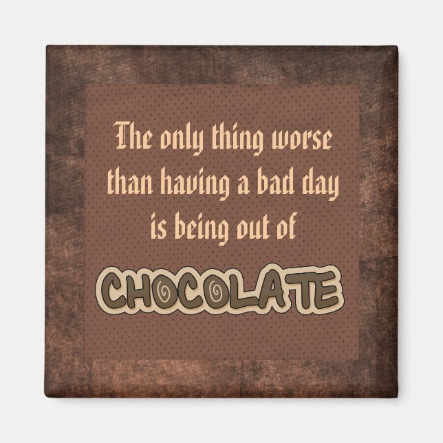 Bara sak värre magnet (Framsidan)