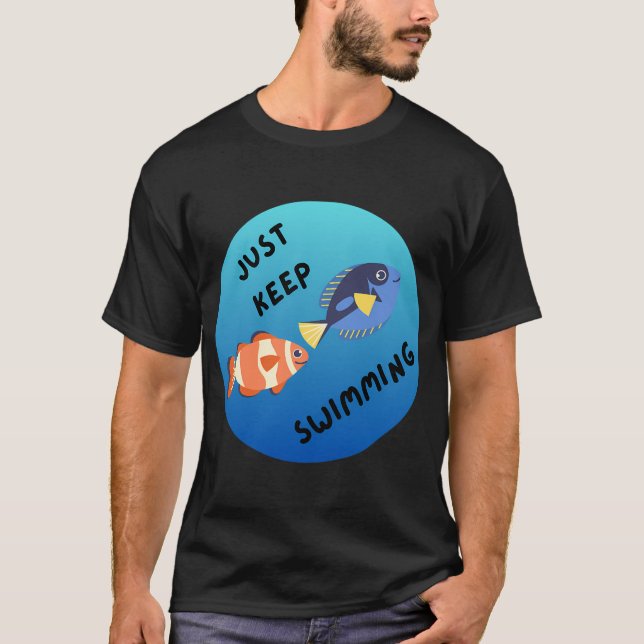 Bara Simma Vidare T Shirt (Framsida)