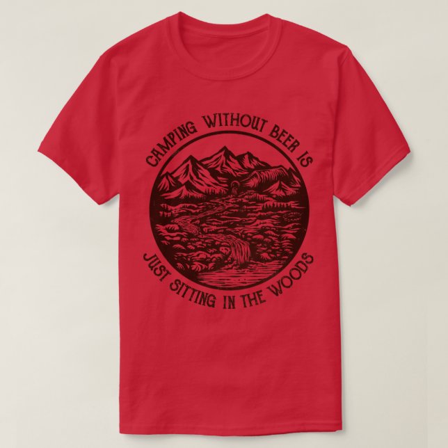 Bara Sitta i Skogen T Shirt (Design framsida)