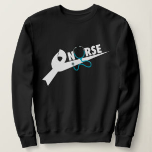 Bara Sjuksköterska Stetoskop Båge Tröja, Present t Shirt