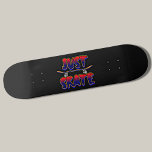 Bara Skateboard Red Blue Skateboarder<br><div class="desc">Alla Skateboarder kommer att kärlek den här - se min butik för många fler skateboardpresentidéer.</div>