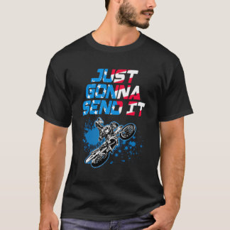 Bara skicka det - Motocross Shirt - Dirt Bike T T Shirt