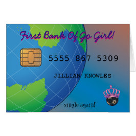 Bara skild från Fab Female Joke Hälsningskort