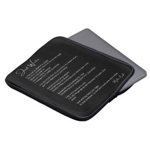 Bara skrivans inspirerande dikt poesi laptop fodral