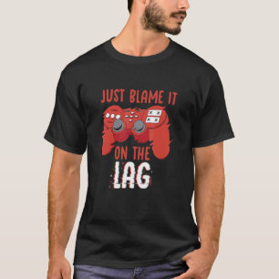 Bara Skyll På Lag Controller Gaming Videospel T Shirt