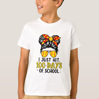 Bara Slå Lycklig 100 dagar med skolprogramvara B T Shirt