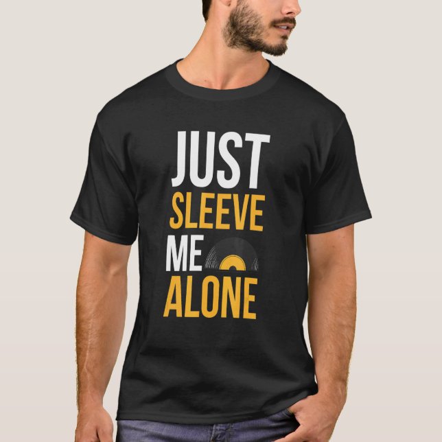 Bara Sleeve mig Ensam Pun för en vinyl T Shirt (Framsida)