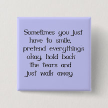 BARA SMILE OCH WALK AWAY SADNESS DISAPPOINTTMENT