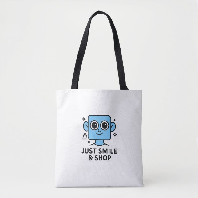 Bara Smile & Shop - Smilo Tote Bag Tygkasse (Framsida)