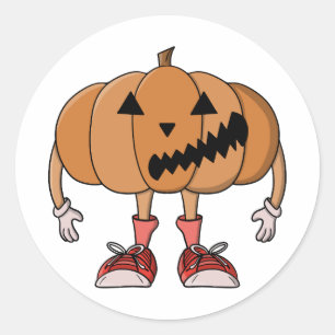 Bära-smygare på Halloween Runt Klistermärke
