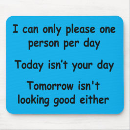 Bara snälla en person musmatta