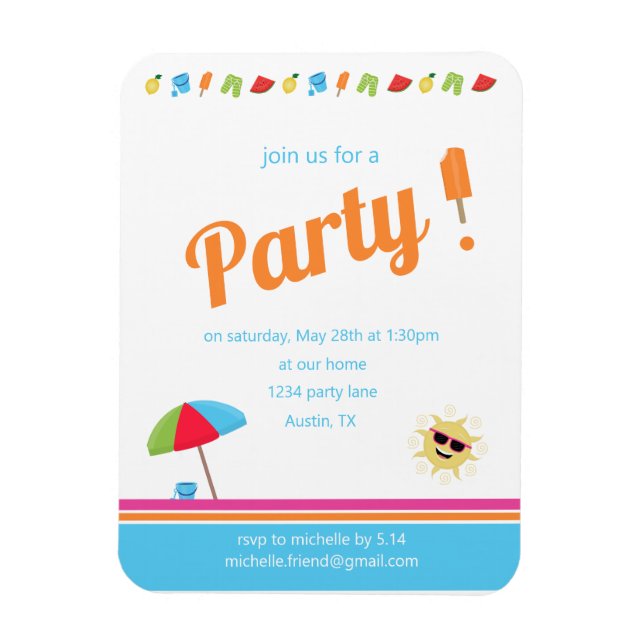 Bara sommartid magnet (Vertikal)