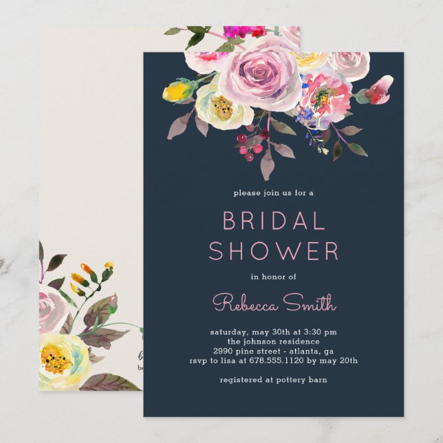 Bara Söt Inbjudningskort för möhippan (Fram/baksida)