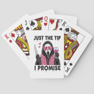Bara Spetsen Jag Lovar Roligt Skräck Casinokort