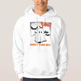 Bara Spooky vibes - söt Halloween-spökdesign Hoodie