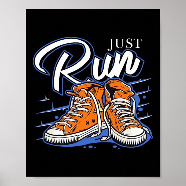 Bara Springa Springer Biathlon Jogger Triathlon Ru Poster (Framsidan)