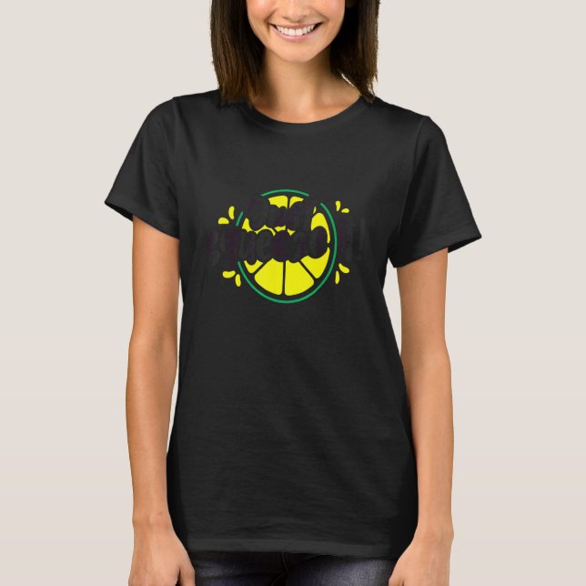 Bara Squeeze  Sommarverksamhet Citronjuice Zest T Shirt (Framsida)