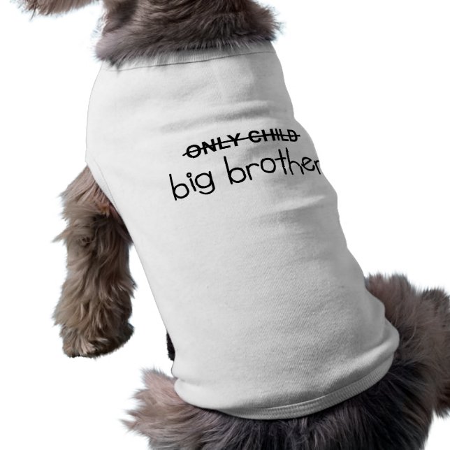 Bara storebror hundtröja (Baksidan)