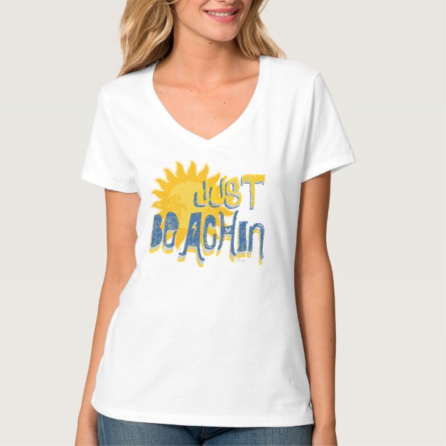 Bara Strandliv  T Shirt (Framsida)