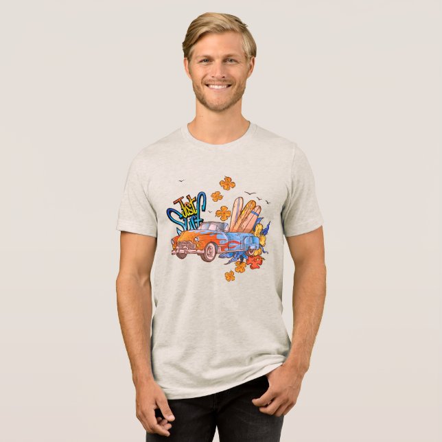 Bara Surf Lediga T-shirts  (Framsida Full)