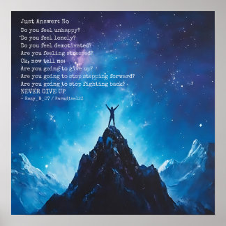 Bara svar nej (dörr 1053) poster