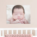 Bara Sweet Baby Nursery Wrapped Canvas Art<br><div class="desc">Bevara de dyrbara stunderna med personligens vägg. Gör en underbar gåva! Designad av Berry Berry Sweet. Besök vår webbplats på berryberrysweet.com om du vill veta mer om oss och vår fullt product linjer.</div>