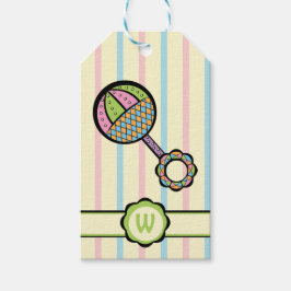 Bara Sweet Rattle Gift Märkre Presentetikett