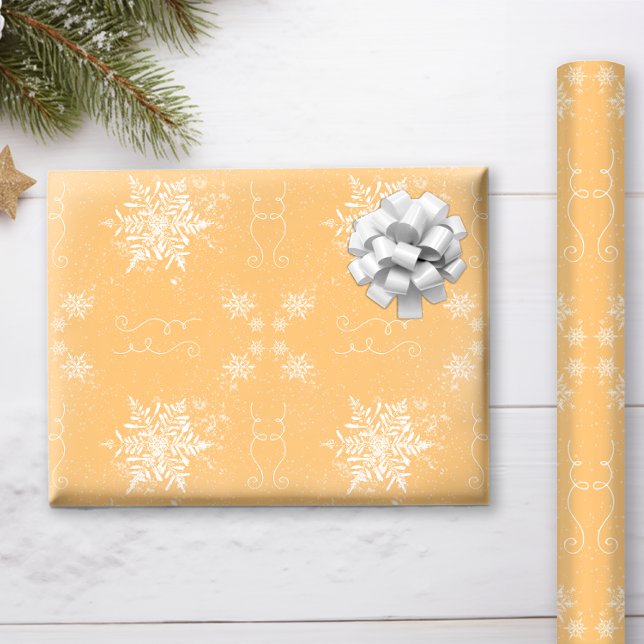 Bara Sweet Southwest Orange Topaz Presentpapper (Yummy Orange Topaz in the Southwest colors makes beautiful Christmas wrapping paper!)