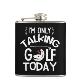 "Bara Talk Golf Today" Anpassningsbar Golf Gift-ko Fickplunta
