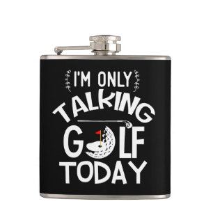 "Bara Talk Golf Today" Anpassningsbar Golf Gift-ko Fickplunta
