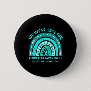 Bära Teal Tourette Syndrome Awareness Rainbow i J Knapp